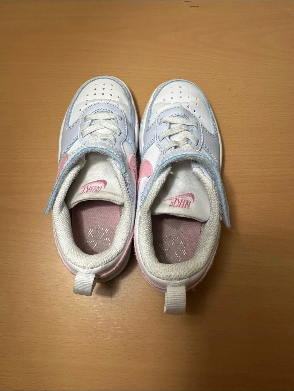 Nike Court Borough Low Essential White Rising Pink Shoes Size 11C